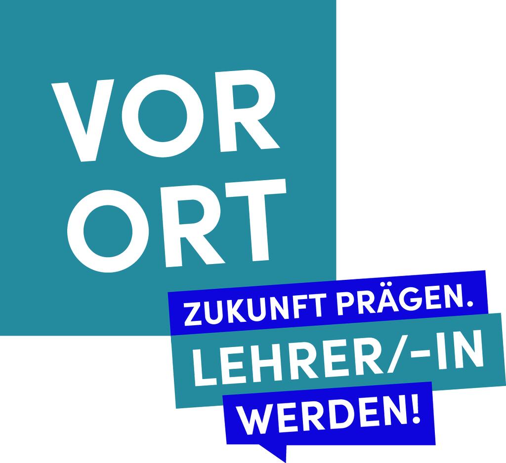 Das Logo des Projekts "VOR ORT Zukunft prägen. Lehrer/-in werden!"